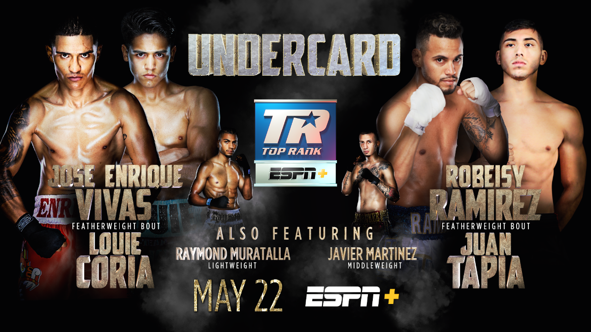 Jose Enrique Vivas, Robeisy Ramirez, More Highlight Ramirez vs. Taylor Top Rank ESPN+ Undercard